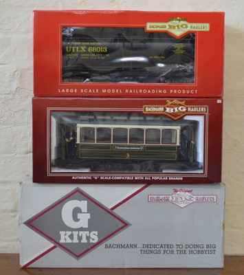 Lot 206 - Bachmann Big Haulers G scale rolling stock