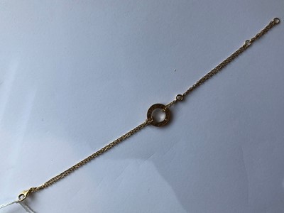 Lot 49 - An 18ct gold diamond 'Love' bracelet by Cartier