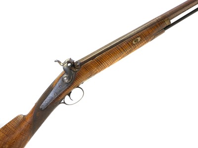 Lot 70 - Percussion single barrel shotgun