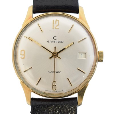 Lot 191 - A 9ct gold Garrard automatic wristwatch
