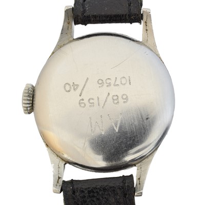 Lot 198 - A Longines Military Issue Air Ministry wristwatch