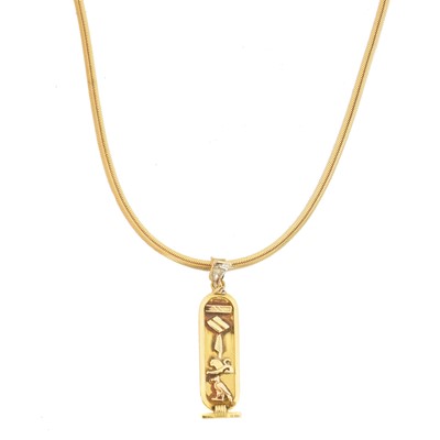 Lot 18 - An Egyptian pendant