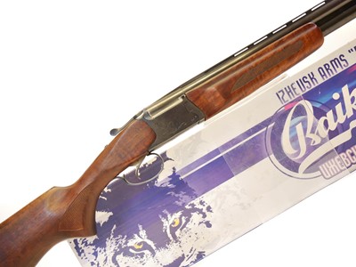 Lot 442 - Almost new boxed Baikal 12 bore over and under multichoke LICENCE REQUIRED