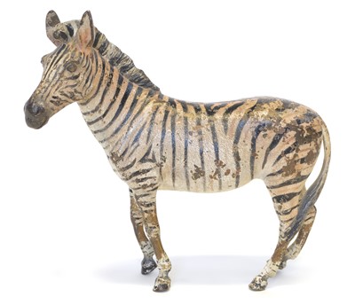 Lot 26 - Cold painted bronze Zebra