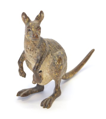 Lot 29 - Cold painted bronze Kangaroo