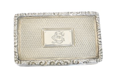 Lot 121 - A Victorian silver snuff box