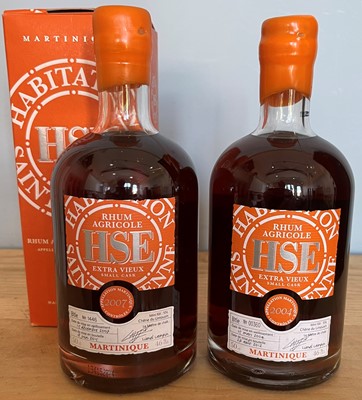 Lot 84 - 2 x 50cl Bottles Limited Release Rhum Agricole HSE Extra Vieux