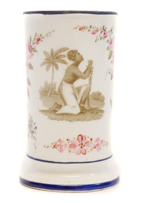 Lot 139 - Anti Slavery spill vase