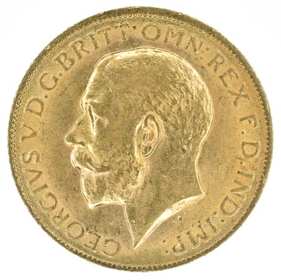 Lot 58 - King George V, Sovereign, 1913.