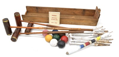Lot 224 - Jacques Croquet set