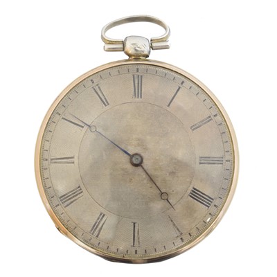 Lot 223 - A 19th century open face pocket watch by Berthoud, Paris