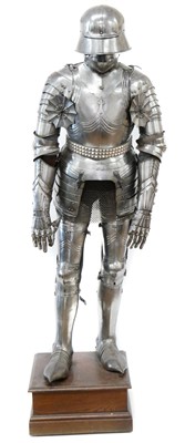 Lot 364 - German style suit of armour.