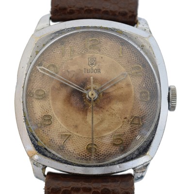 Lot 220 - A stainless steel Tudor wristwatch