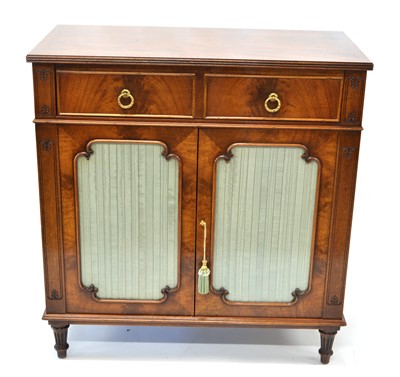 Lot 245 - Late 20th-century mahogany side cabinet