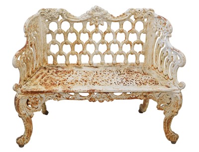 Lot 336 - Victorian garden seat