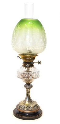 Lot 231 - Victorian oil lamp