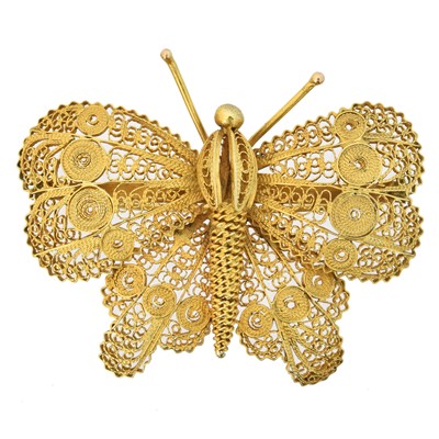 Lot 6 - A butterfly brooch