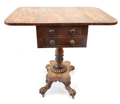 Lot 276 - William IV mahogany occasional table