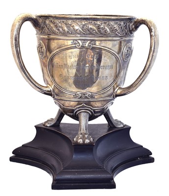Lot 108 - A Victorian silver presentation cup