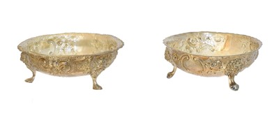 Lot 116 - Two Victorian silver bonbon dishes