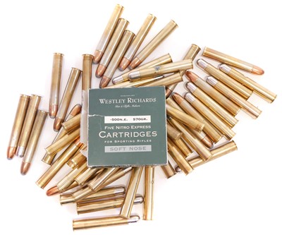 Lot 516 - 500 Nitro Express rifle ammunition LICENCE REQUIRED