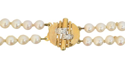 Lot 86 - A cultured pearl necklace