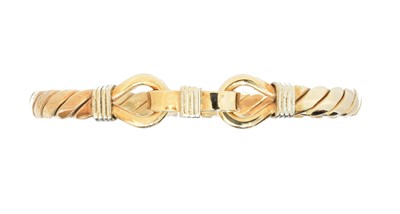 Lot 40 - A 9ct gold bangle