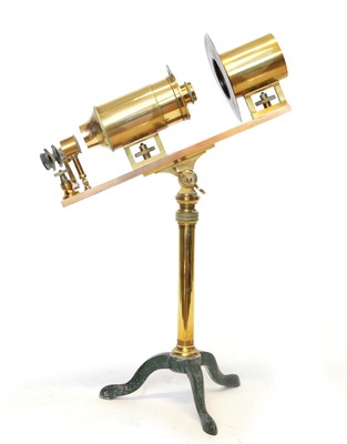Lot 217 - Late 19th Century Brass Polariscope