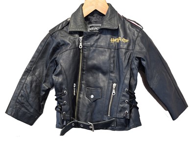 Lot 21 - A Versace 'Harry Potter' children's leather jacket