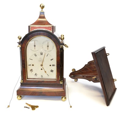 Lot 180 - Layne Bath, circa 1820, Regency bracket clock