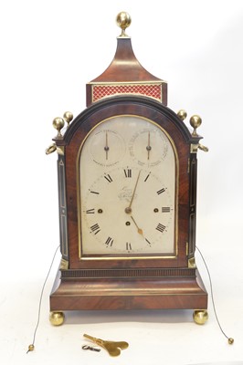 Lot 180 - Layne Bath, circa 1820, Regency bracket clock