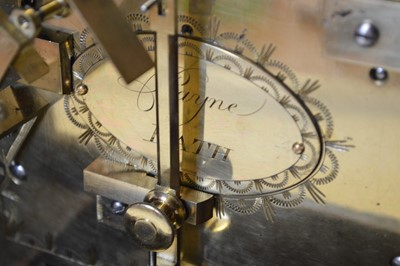 Lot 180 - Layne Bath, circa 1820, Regency bracket clock
