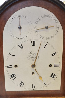 Lot 180 - Layne Bath, circa 1820, Regency bracket clock