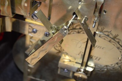 Lot 180 - Layne Bath, circa 1820, Regency bracket clock