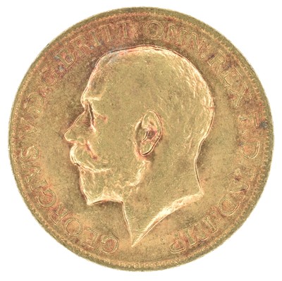Lot 42 - King George V, Sovereign, 1914.