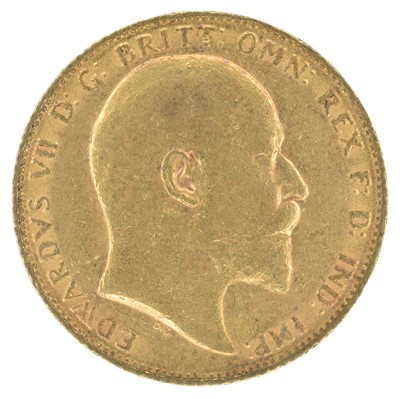 Lot 48 - King Edward VII, Sovereign, 1902.