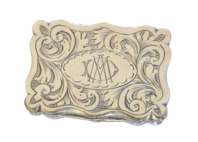 Lot 94 - A Victorian silver vinaigrette