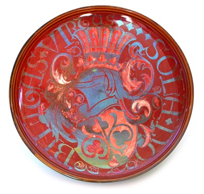 Lot 51 - Pilkington's Royal Lancastrian lustre plate