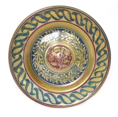 Lot 50 - Pilkington's Royal Lancastrian lustre plate