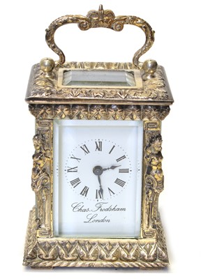 Lot 182 - Charles Frodsham, London, miniature carriage clock