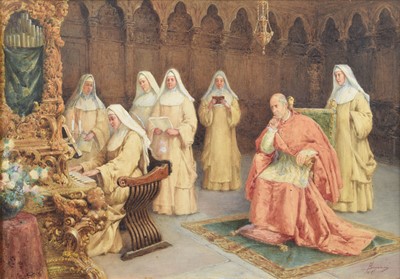 Lot 43 - Francesco Bergamini (Italian 1851-1900)