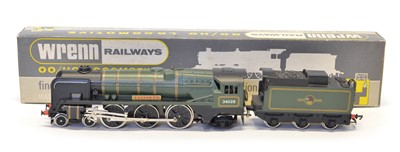 Lot 132 - Wrenn W2239 Rebuilt Bulleid Pacific steam locomotive and tender