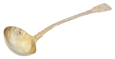 Lot 85 - A Victorian silver ladle