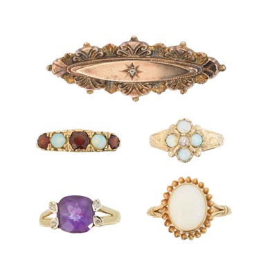 Lot 74 - A selection of jewellery