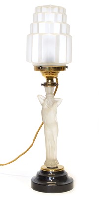 Lot 162 - Art Deco style lamp