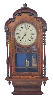 Lot 192 - 19th Century American wall clock