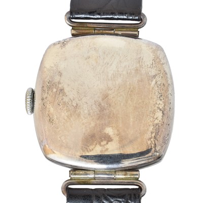 Lot 180 - A 1920s silver Rolex wristwatch