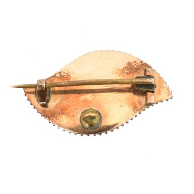 Lot 26 - An early 19th century eye miniature brooch
