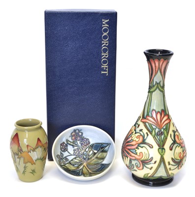 Lot 64 - Three pieces of Moorcroft