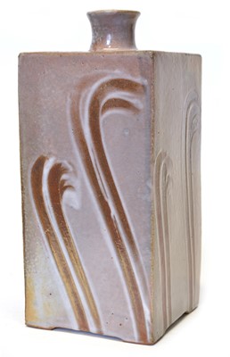 Lot 92 - Phil Rogers (1951-2020) square section bottle vase